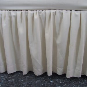 Exquisite 100 % Pure Silk Fuji 19 mm Ruffle Bed Skirt