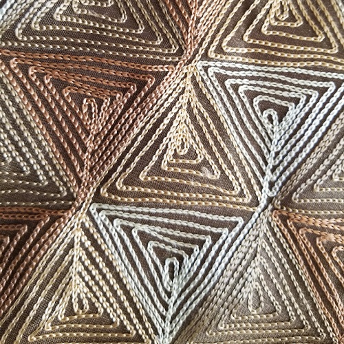 Silk Organza Triangular Embroidery Curtains - Image 5