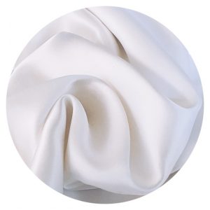 Silk Fabric 100% Pure Mulberry Silk Charmeuse 22 momme width 54″ 2 1/2 meters color 601 Natural Undyed