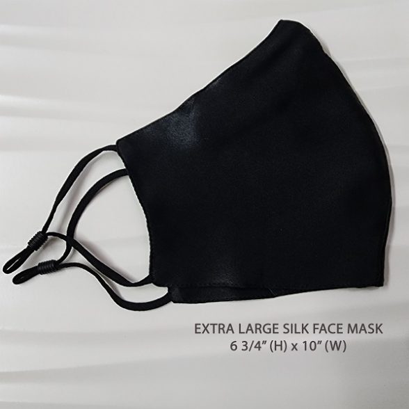Pure Mulberry Silk Face Mask Logo Embroidery - Image 5