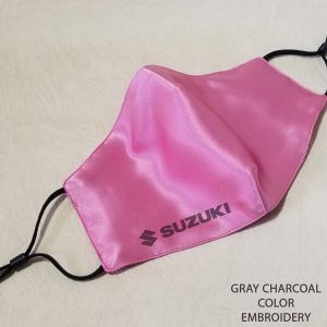 Pure Mulberry Silk Face Mask Logo Embroidery